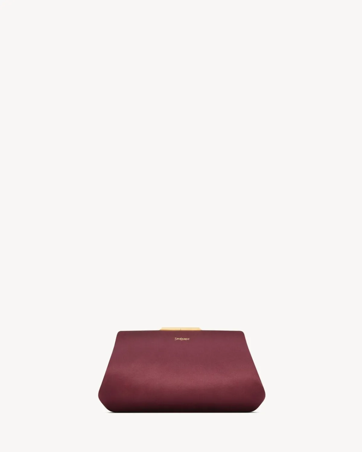 Saint Laurent Clutches And Evening-CLUTCH small in satin GRIOTTE