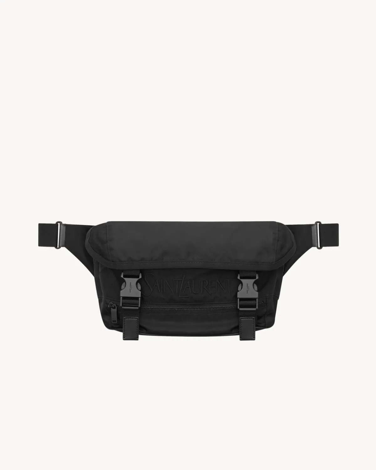 Saint Laurent Crossbody-crossbody bag in nylon BLACK