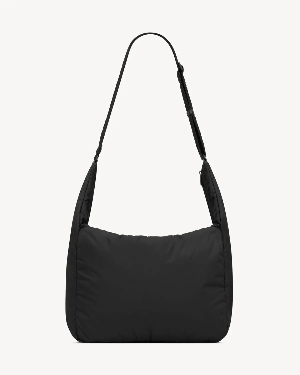 Saint Laurent Messengers-hobo in nylon BLACK