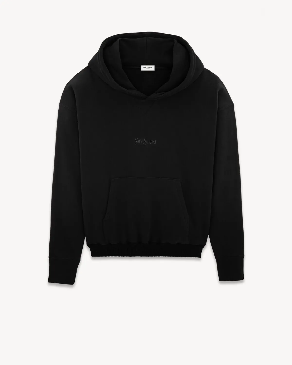 Saint Laurent Jersey-Hoodie BLACK