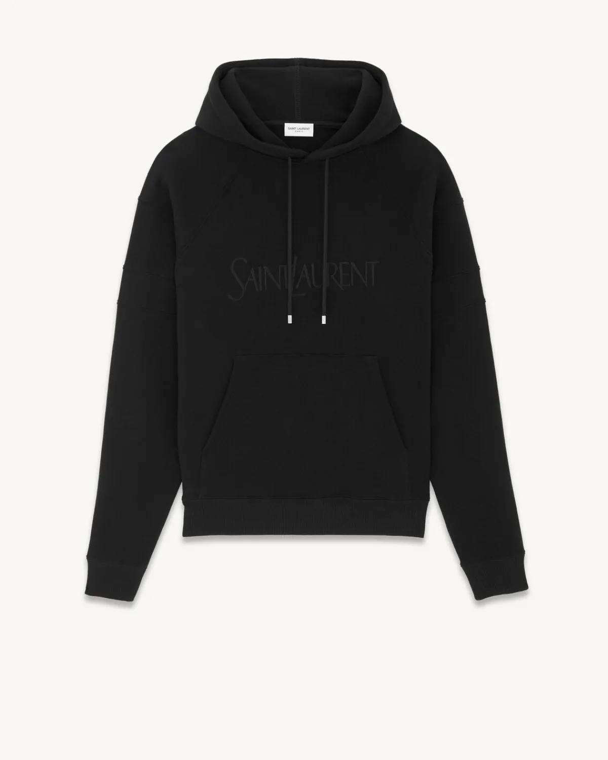 Saint Laurent Jersey-Hoodie BLACK