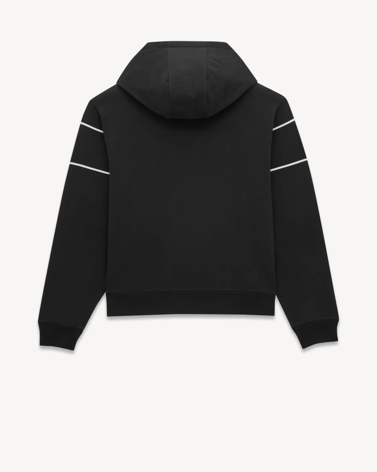 Saint Laurent Jersey-hoodie BLACKANDNATUREL