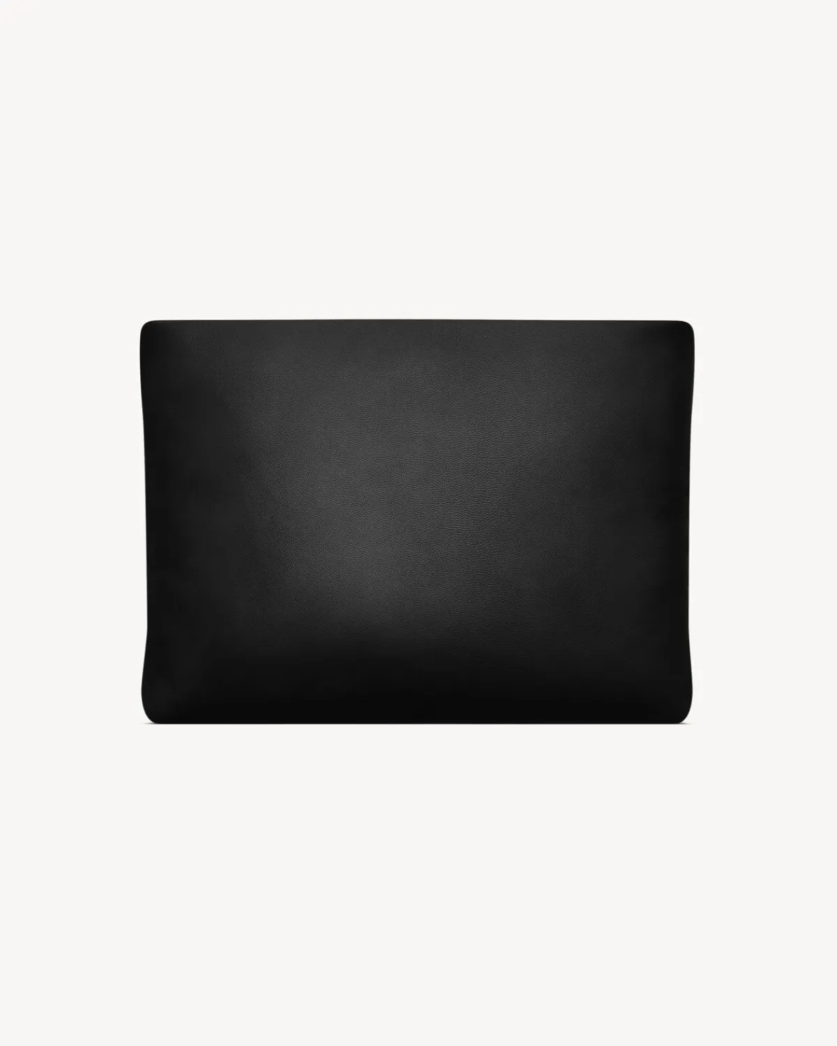 Saint Laurent Pouches-large puffy pouch in lambskin BLACK