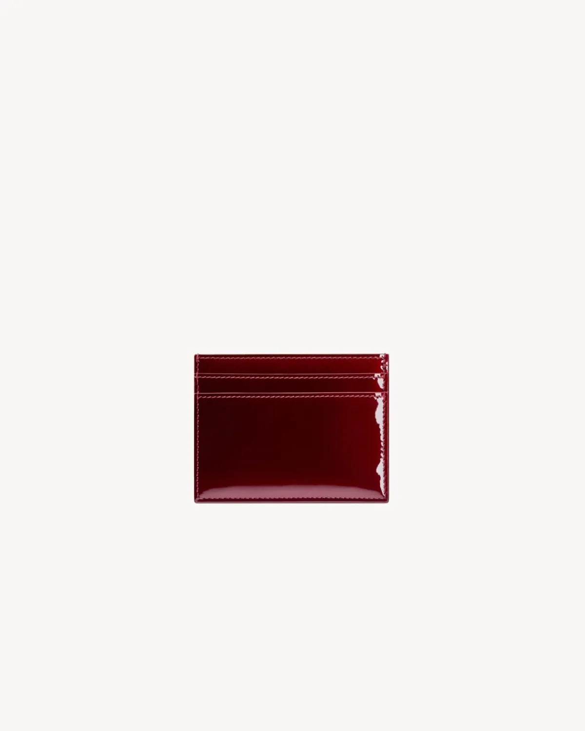 Saint Laurent Card Cases-PARIS card case in patent leather BORDEAUX