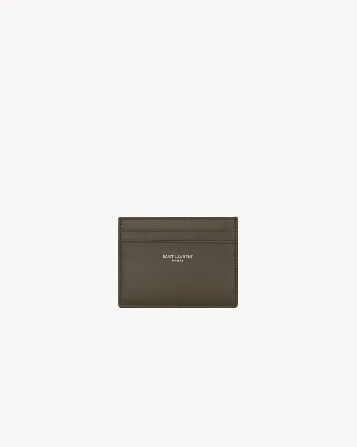 Saint Laurent Card Cases-PARIS card case in smooth leather LIGHTMUSK