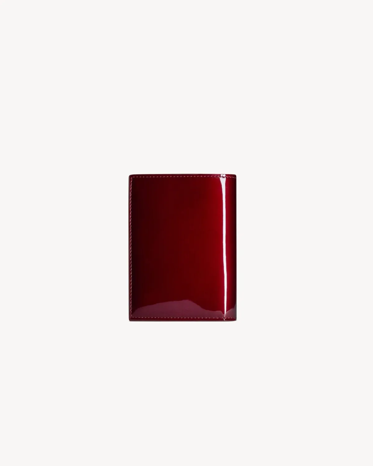 Saint Laurent Card Cases-PARIS credit card wallet in patent leather BORDEAUX