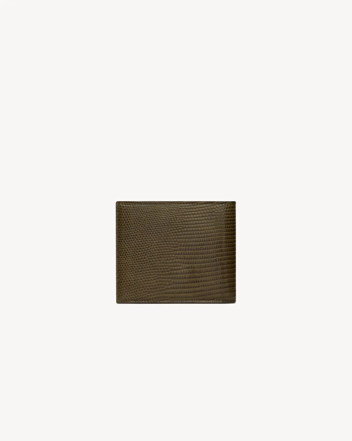 Saint Laurent Wallets-Paris EAST/WEST wallet in lizard SEAWEED