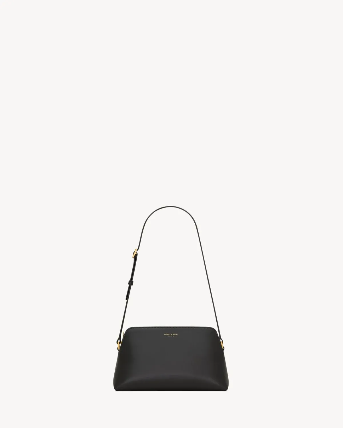 Saint Laurent Mini Bags-PARIS mini bag in smooth leather BLACK