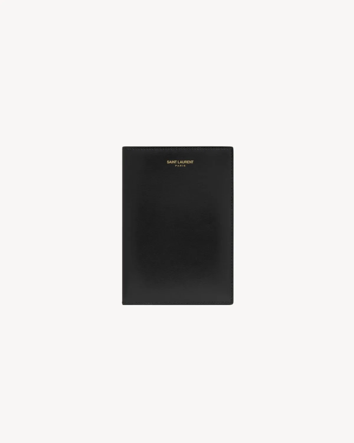 Saint Laurent Cases And Holders | Cases And Holders-PARIS PASSPORT CASE IN LACQUERED LEATHER BLACK