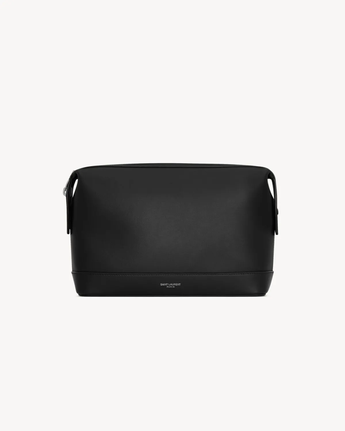 Saint Laurent Pouches | Cases And Holders-PARIS small pouch in leather BLACK