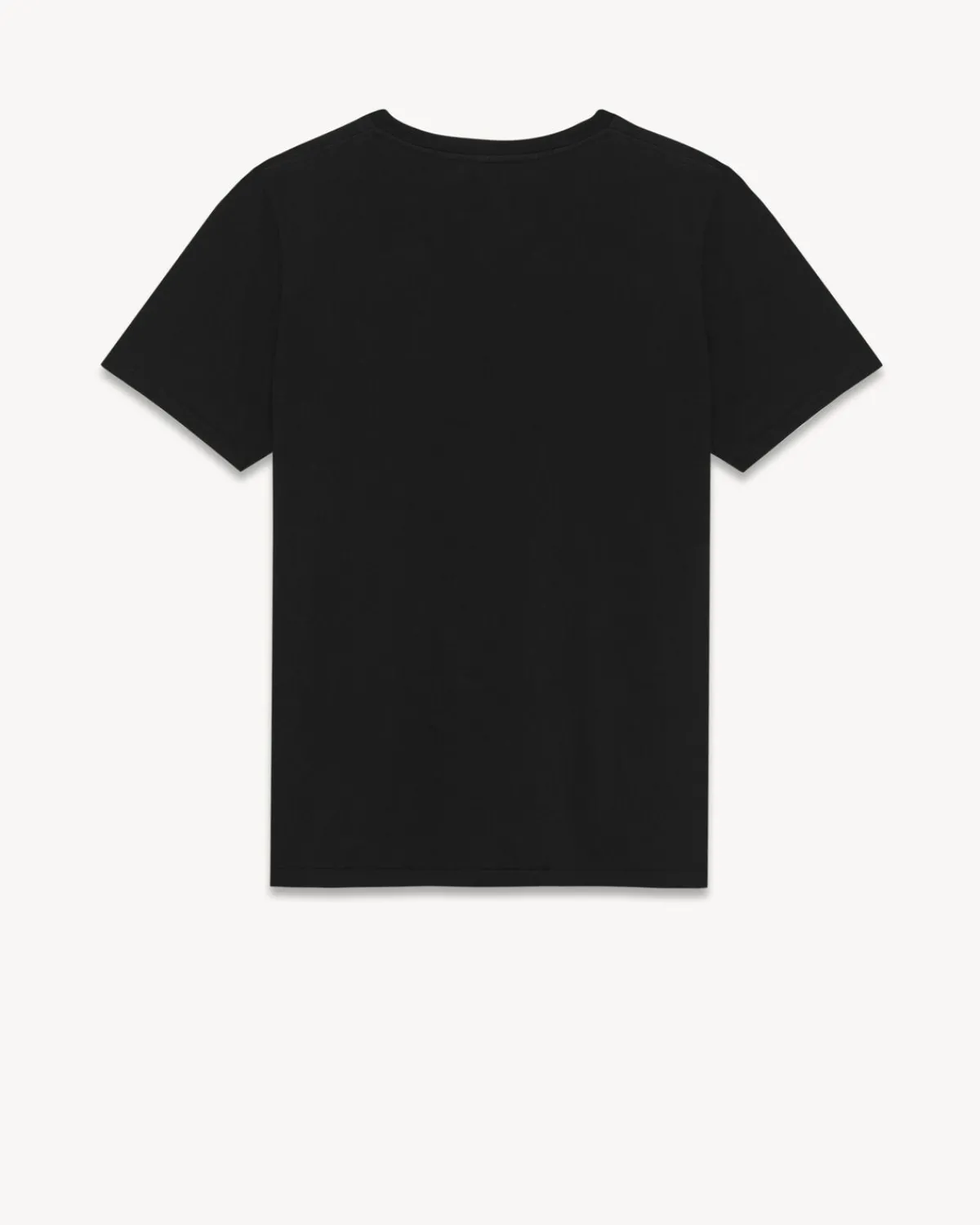 Saint Laurent Jersey-Rive Gauche T-Shirt BLACK