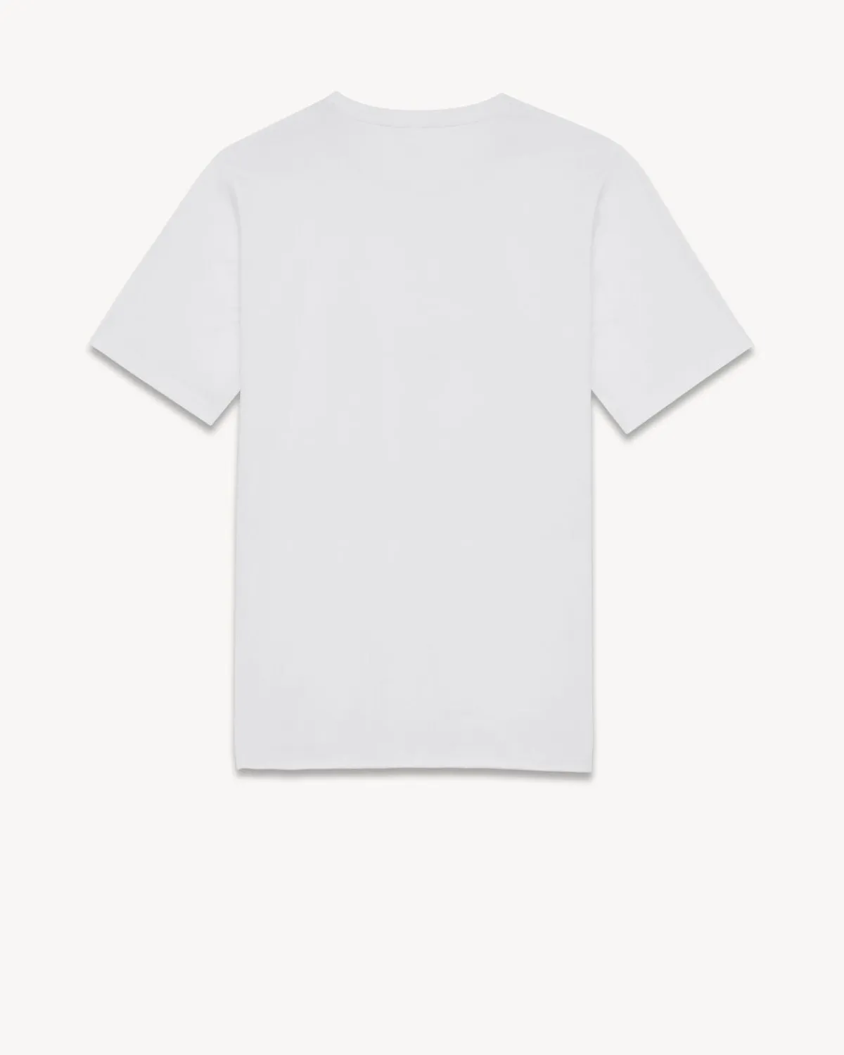 Saint Laurent Jersey-Rive Gauche T-Shirt WHITE