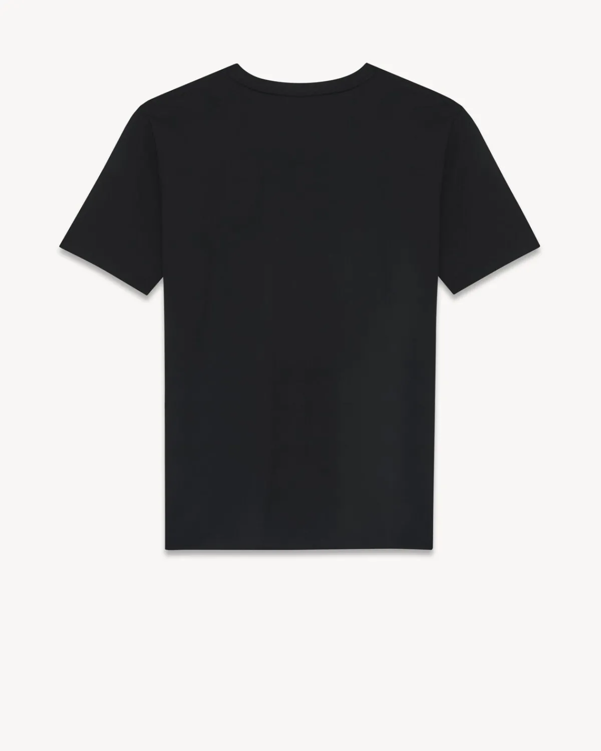 Saint Laurent Jersey-Rive Gauche T-Shirt BLACK