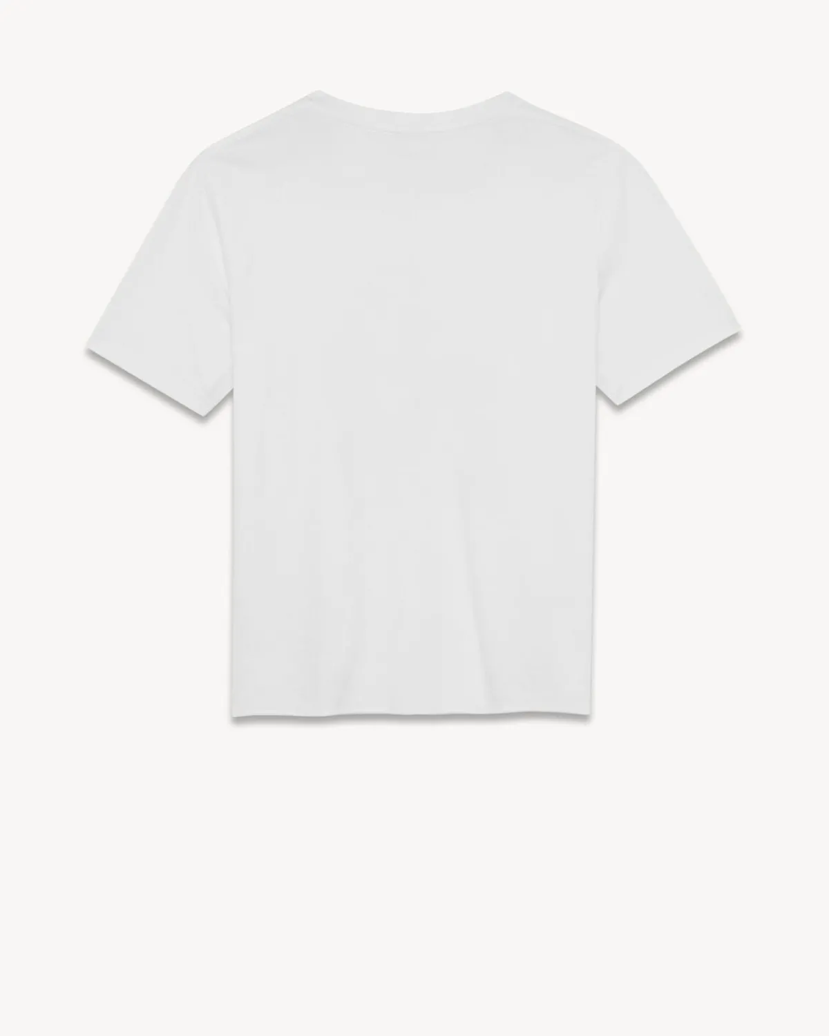 Saint Laurent Jersey-Rive Gauche T-Shirt WHITE