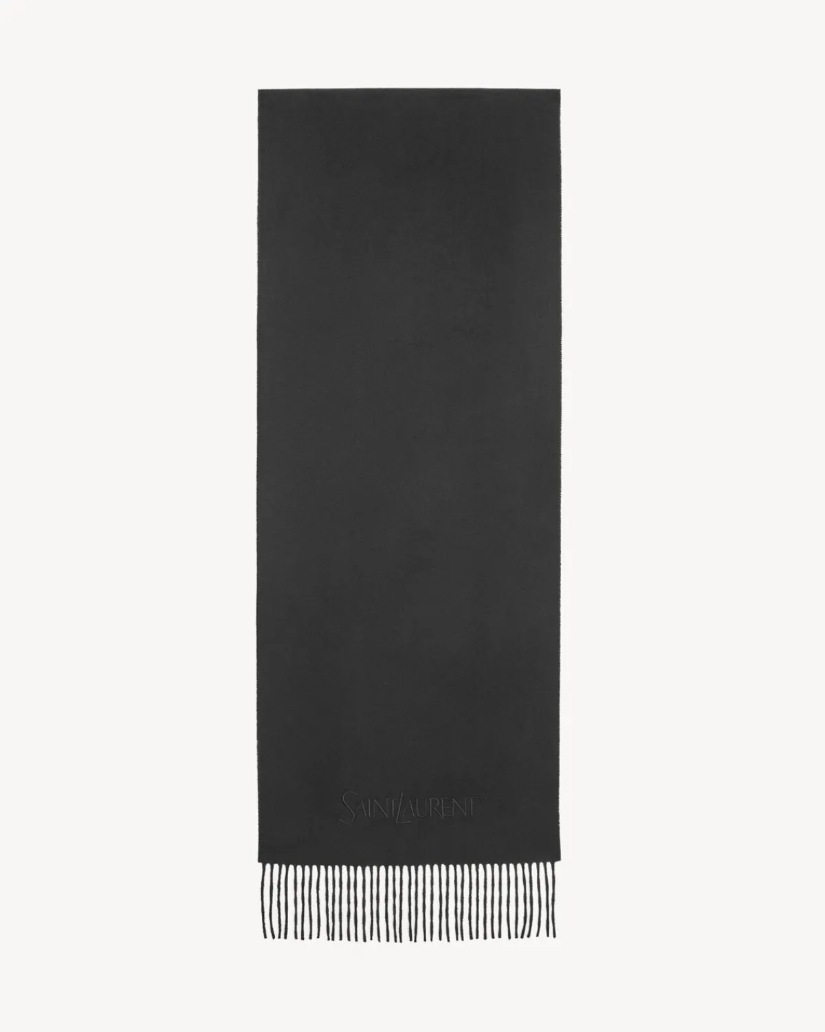 Saint Laurent Scarves And Silk | Other Accessories-scarf in cashmere jacquard BLACK