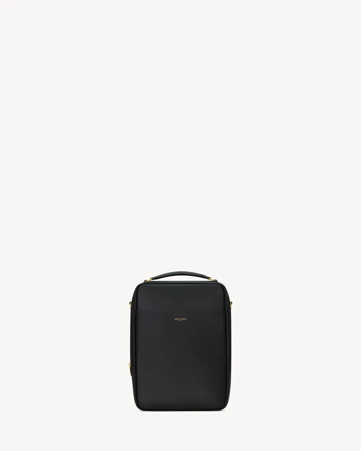 Saint Laurent Crossbody-small case in smooth leather BLACK