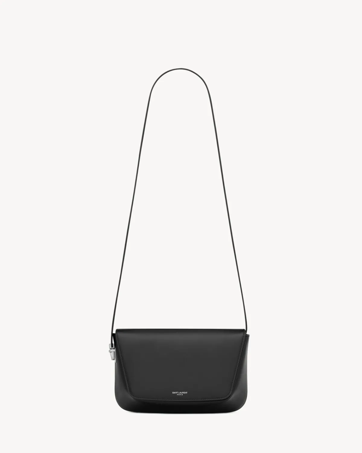 Saint Laurent Crossbody-small crossbody bag in smooth leather BLACK