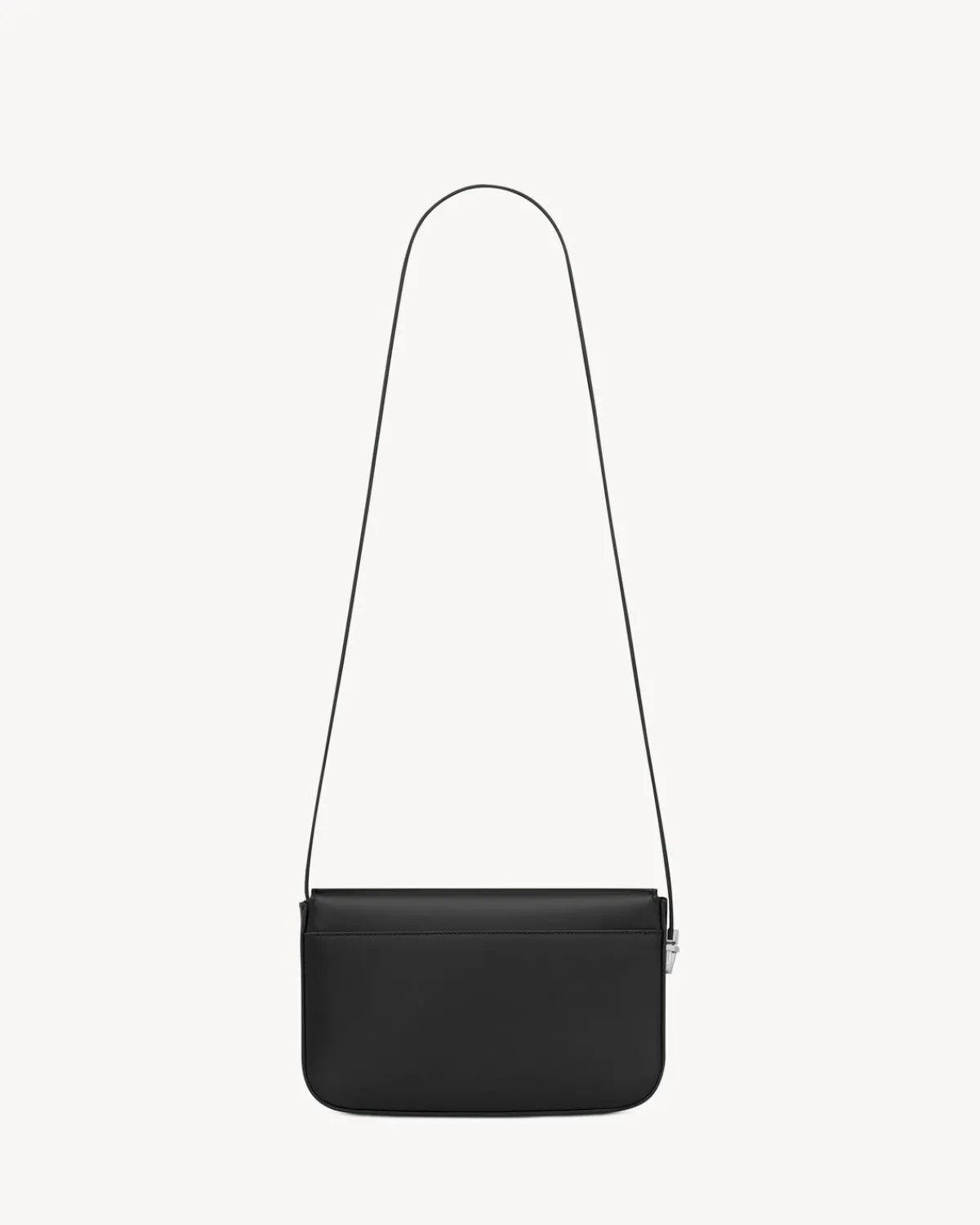 Saint Laurent Crossbody-small crossbody bag in smooth leather BLACK