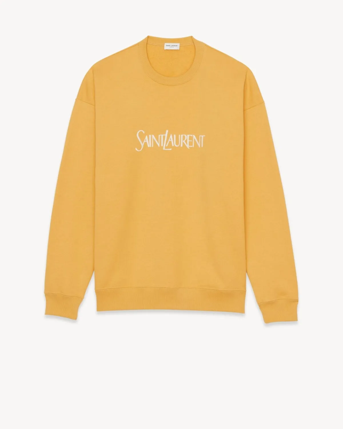 Saint Laurent Jersey-Sweatshirt YELLOWANDNATURAL