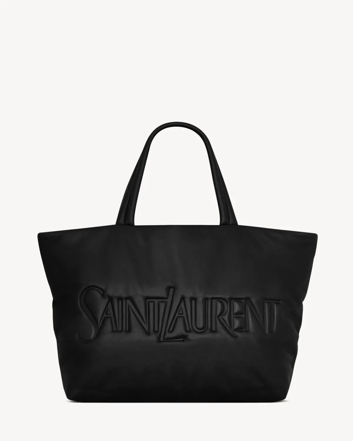 Saint Laurent Totes-tote in nappa lambskin BLACK