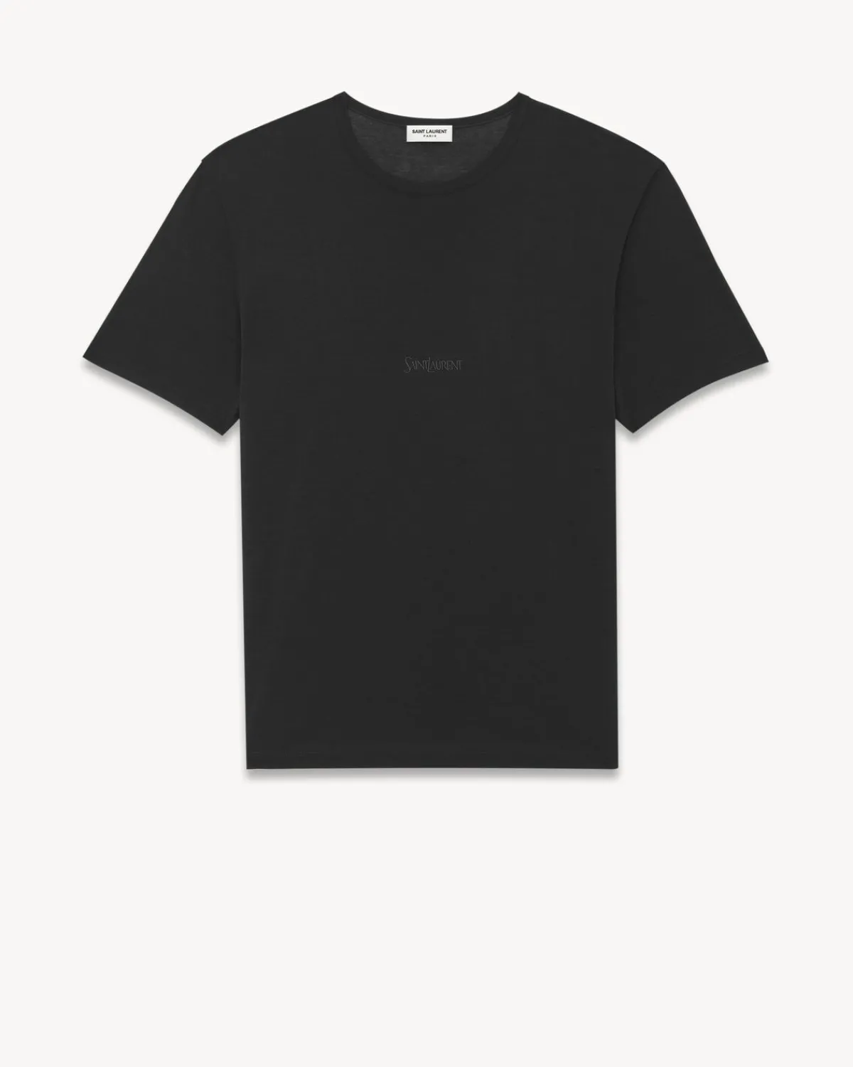 Saint Laurent Jersey-T-Shirt BLACK