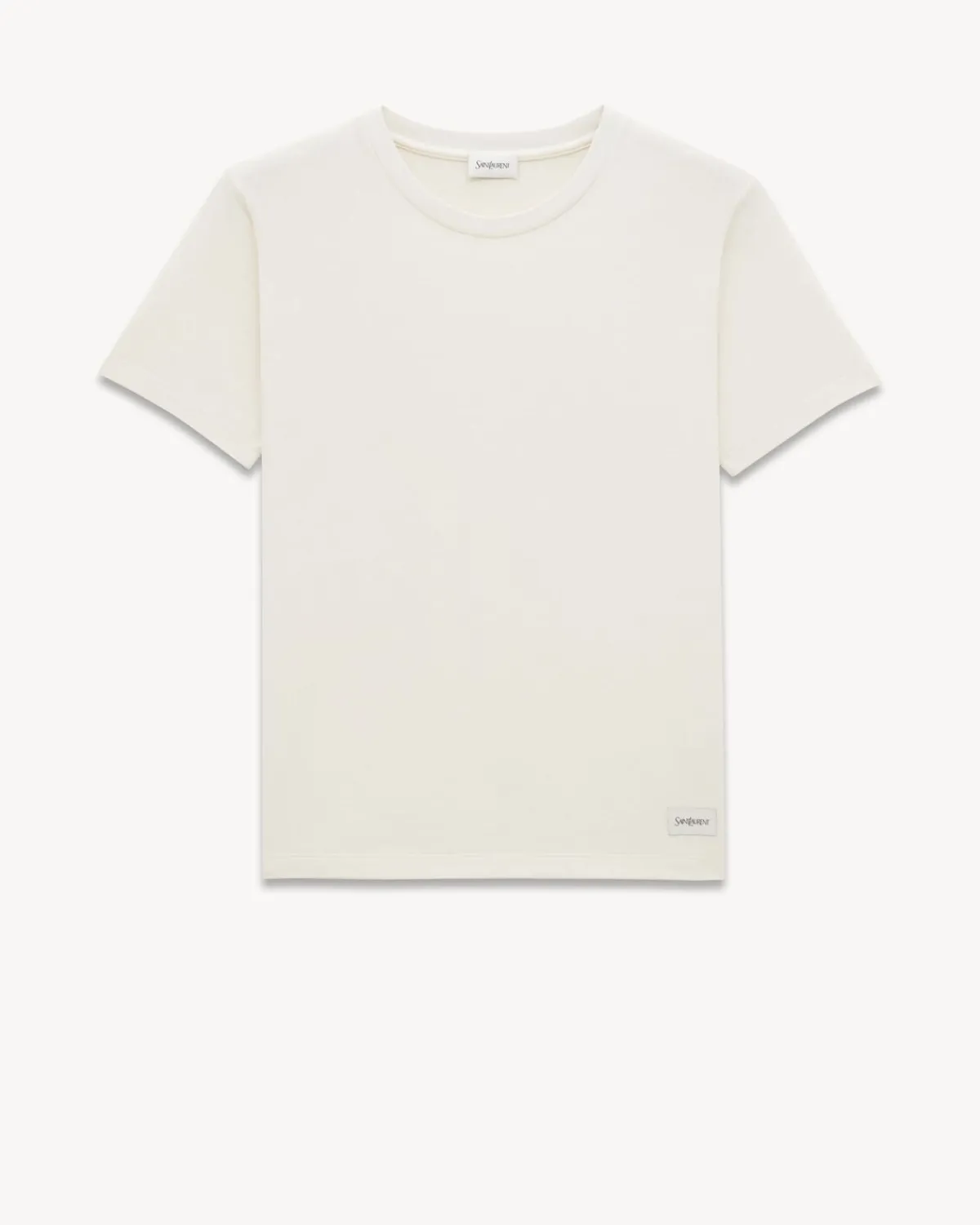 Saint Laurent Jersey-T-shirt NATURAL