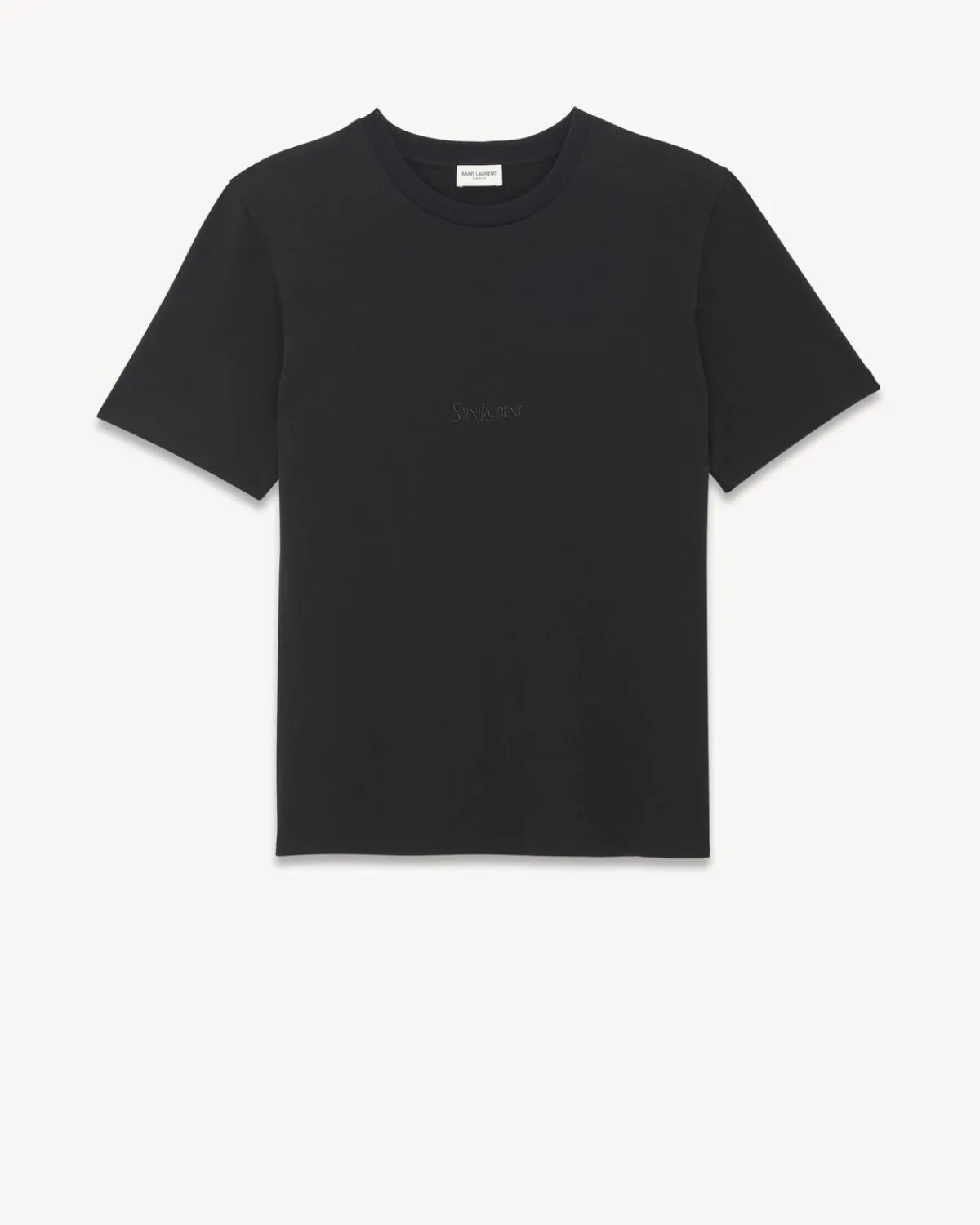 Saint Laurent Jersey-T-Shirt BLACK