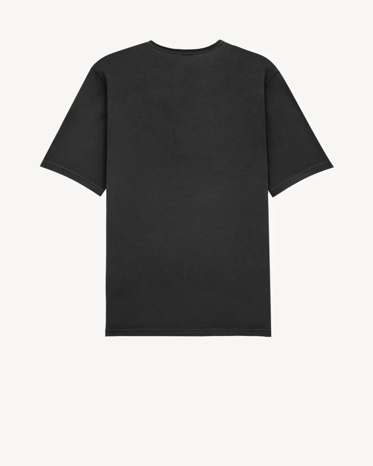 Saint Laurent Jersey-T-SHIRT NOIRBLANCHI