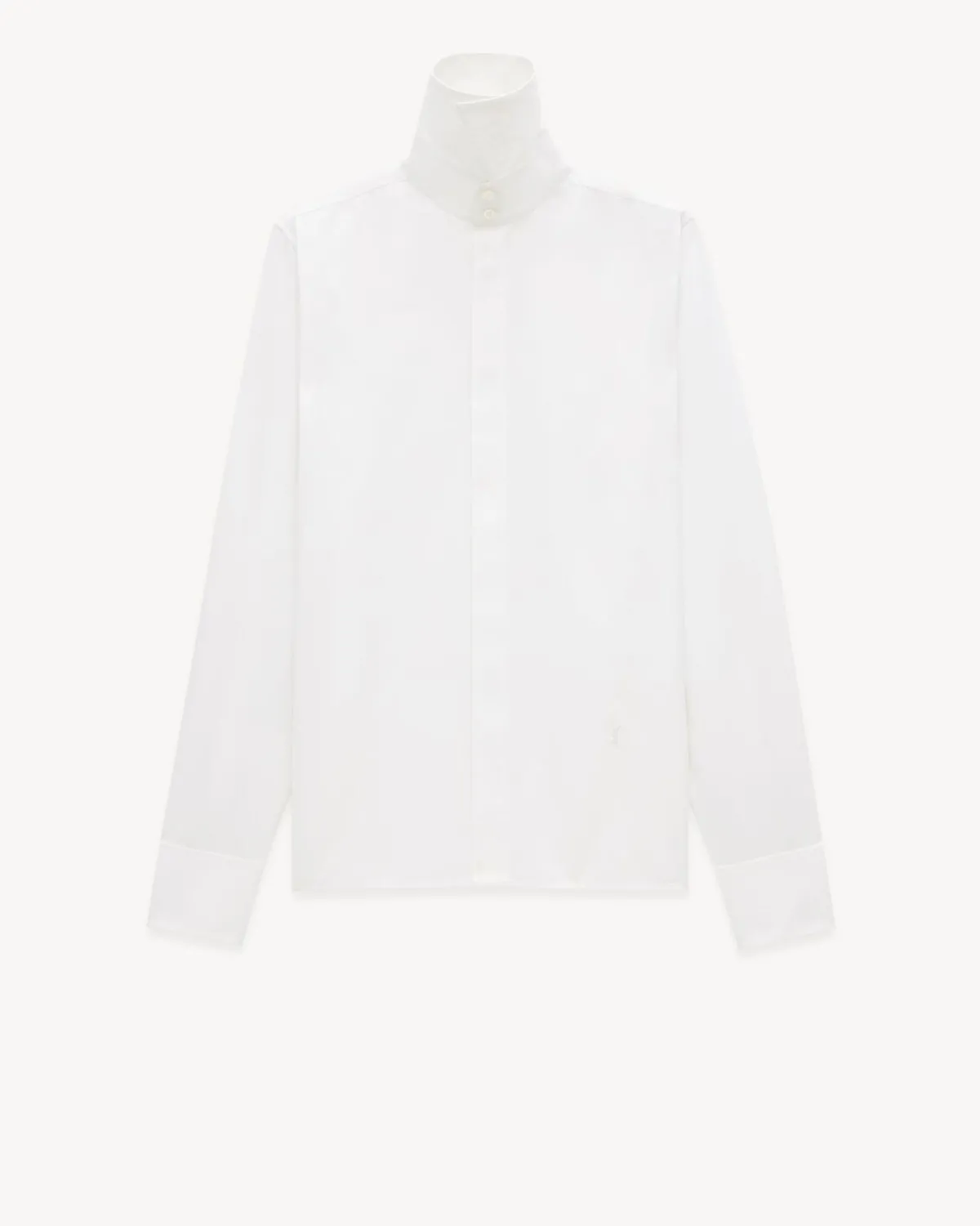 Saint Laurent Shirts And Tops-shirt in cotton poplin BLANC