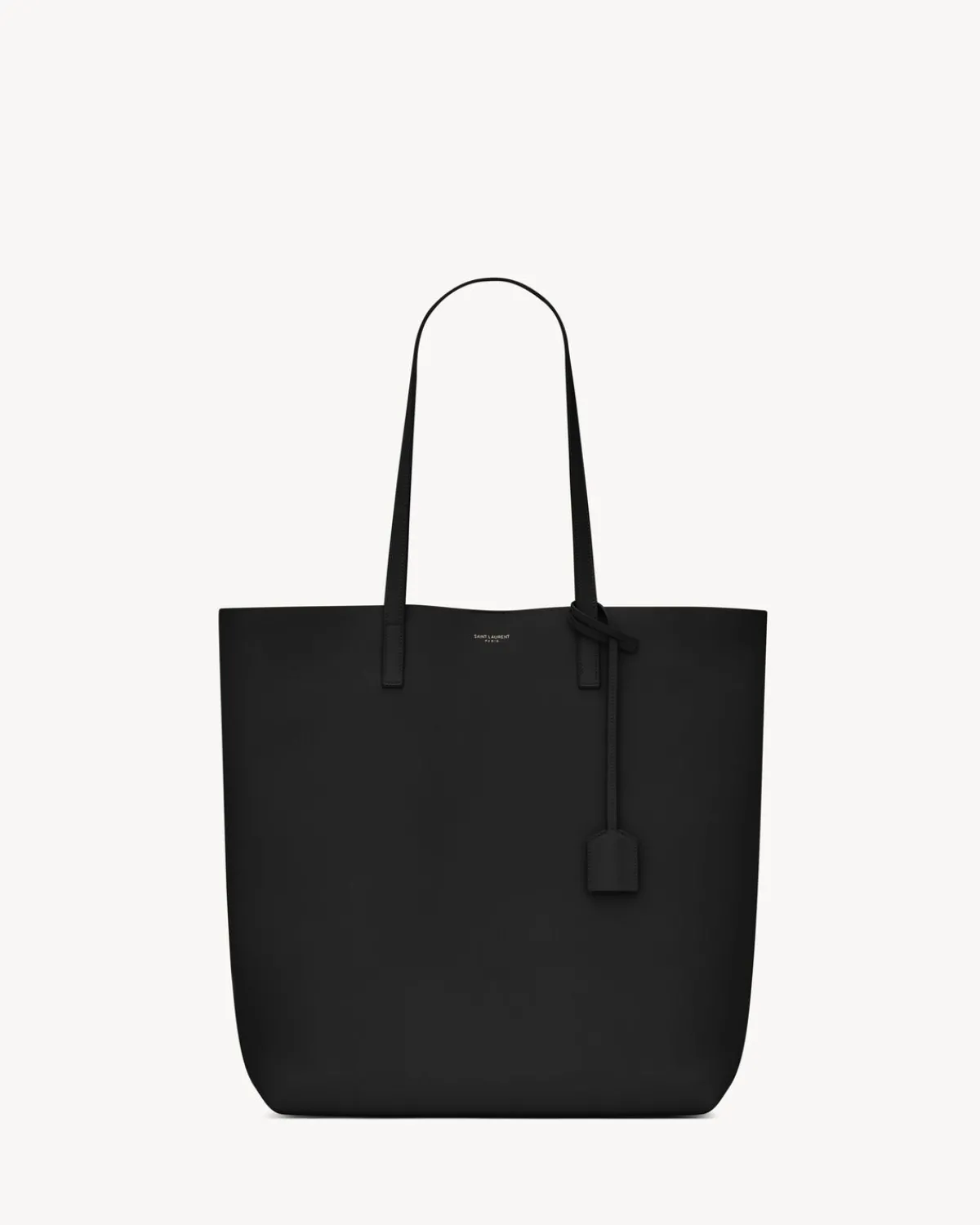 Saint Laurent Totes-SHOPPING IN LEATHER BLACK