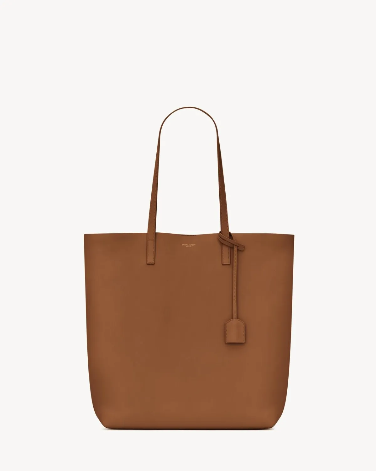 Saint Laurent Totes-SHOPPING IN LEATHER BRICK