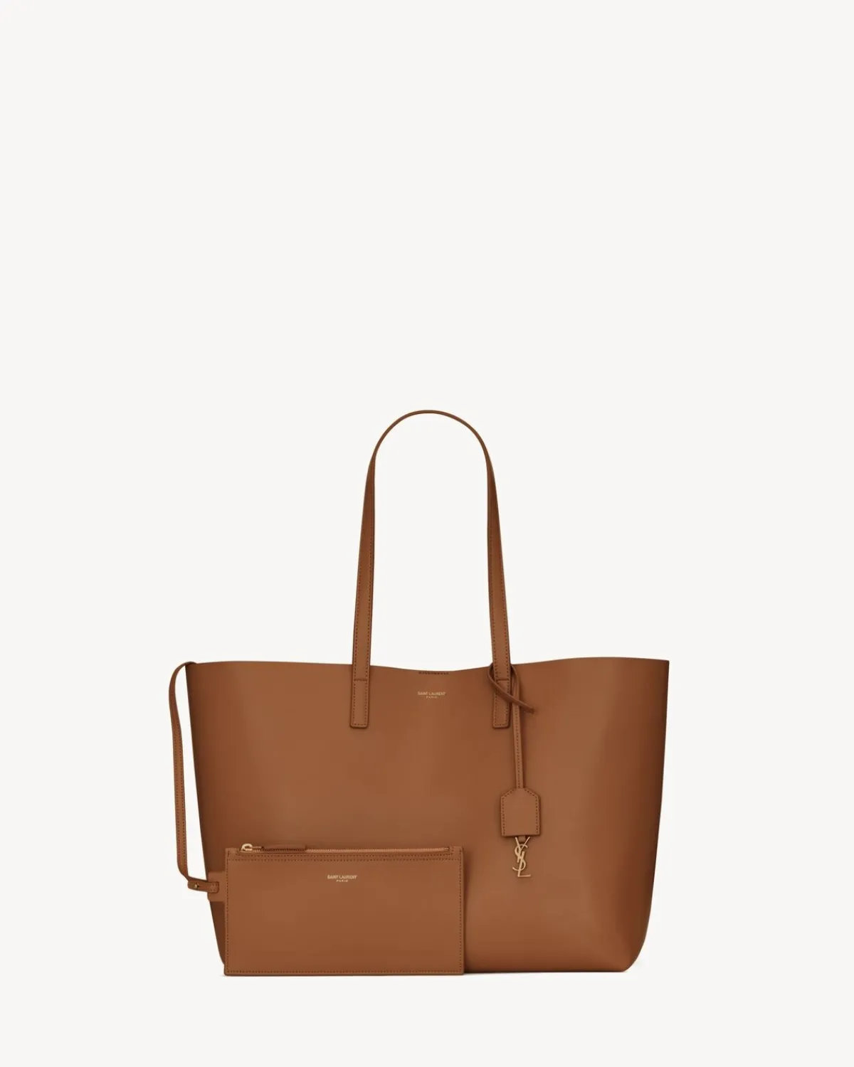 Saint Laurent Totes-Shopping leather BRICK