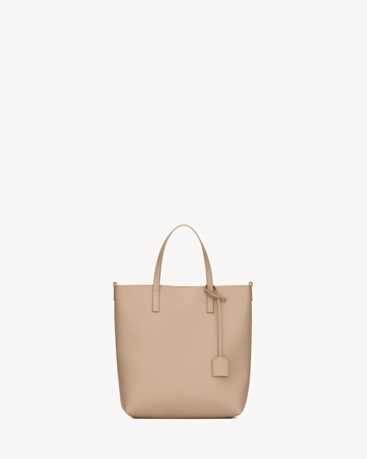 Saint Laurent Totes-SHOPPING TOY IN LEATHER DARKBEIGE