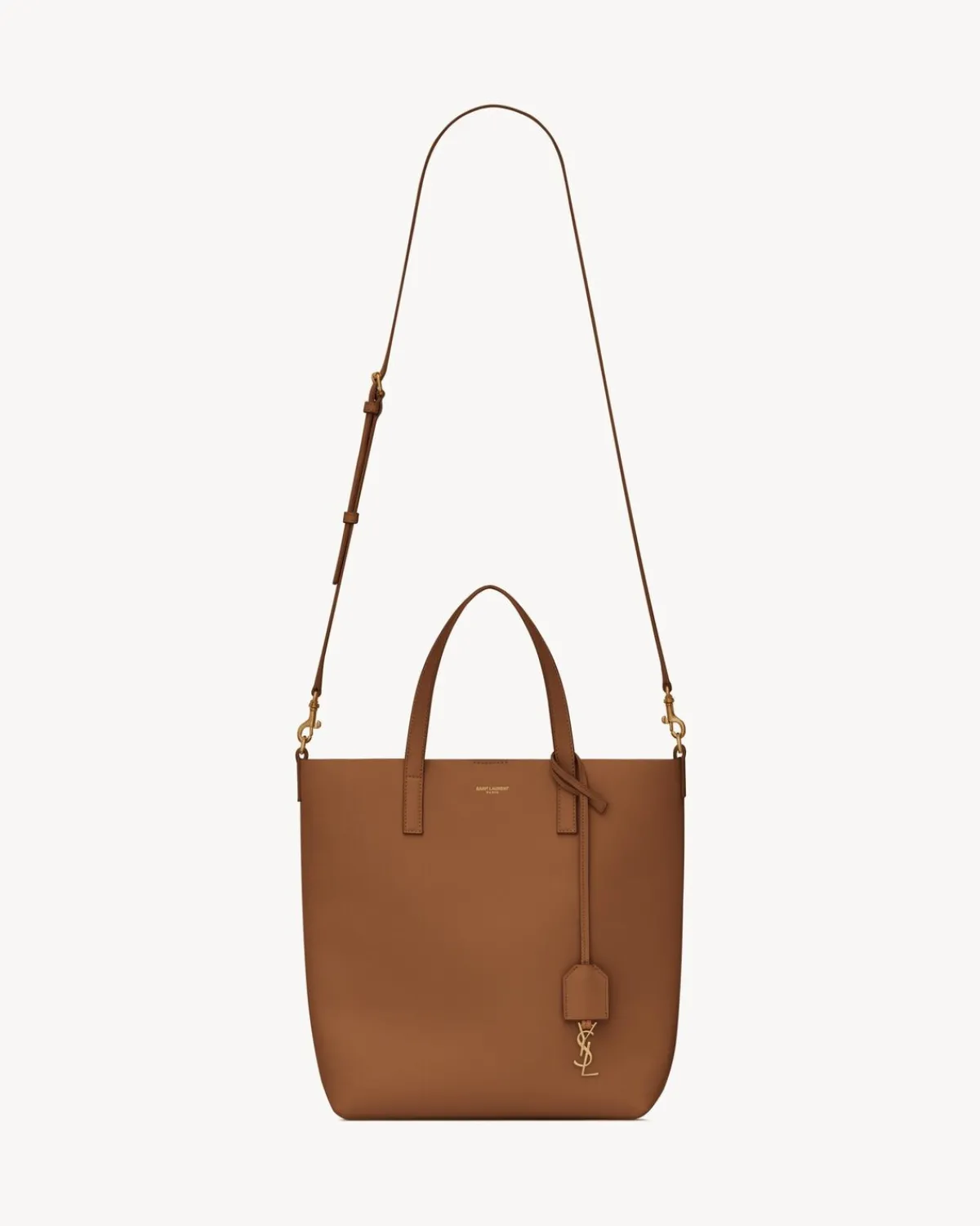 Saint Laurent Totes-SHOPPING TOY IN LEATHER BRICK