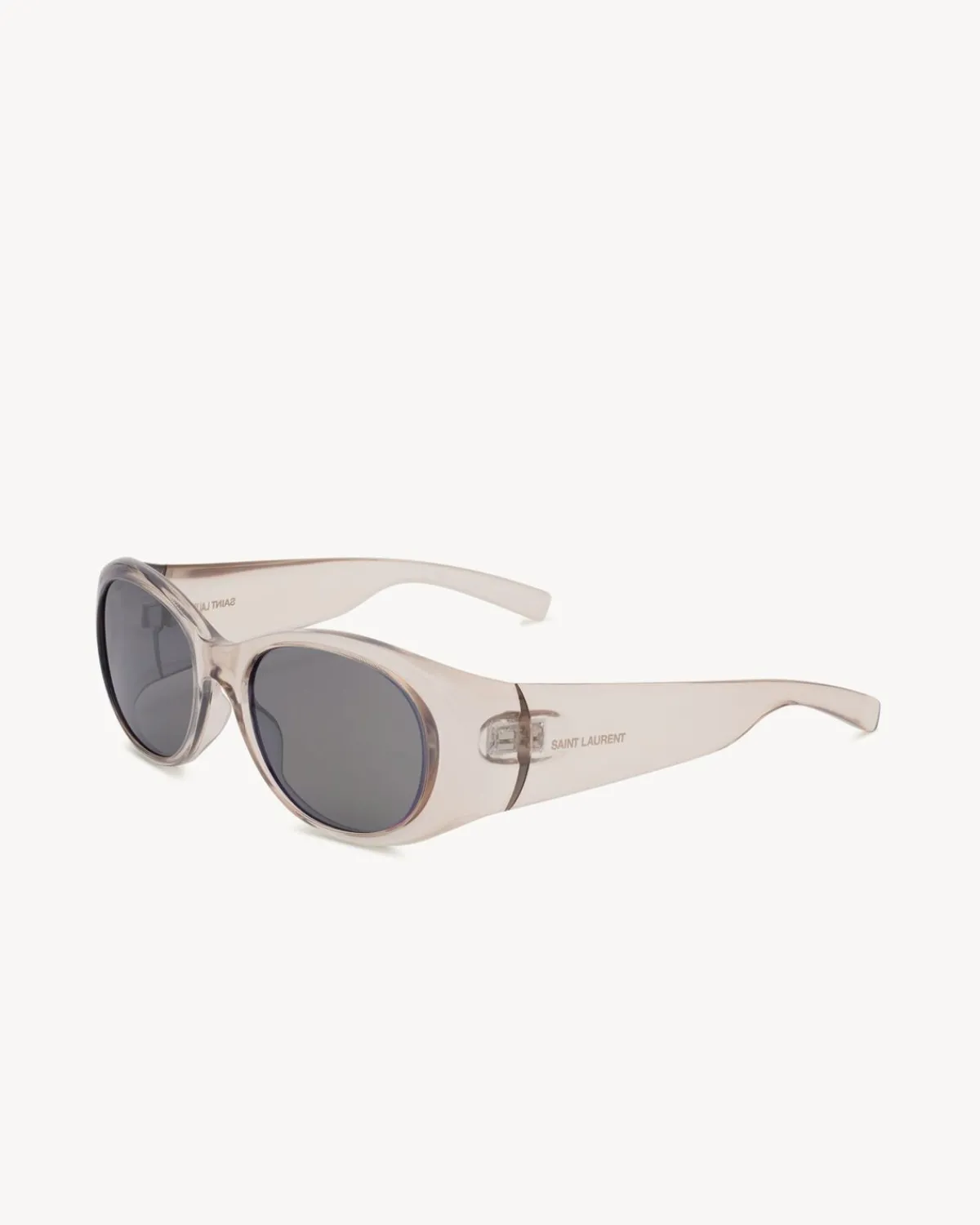 Saint Laurent Sunglasses | Sunglasses-SL 736 TRANSPARENTCREAMANDMIRRORSILVER