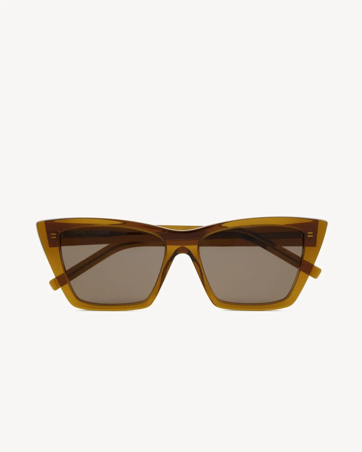 Saint Laurent Sunglasses-SL 276 MICA TRANSPARENTCOGNACBROWN