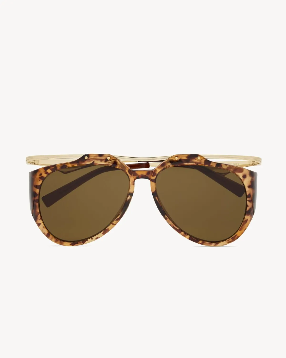 Saint Laurent Sunglasses-SL M137 AMELIA HAVANA,GOLDANDBROWN