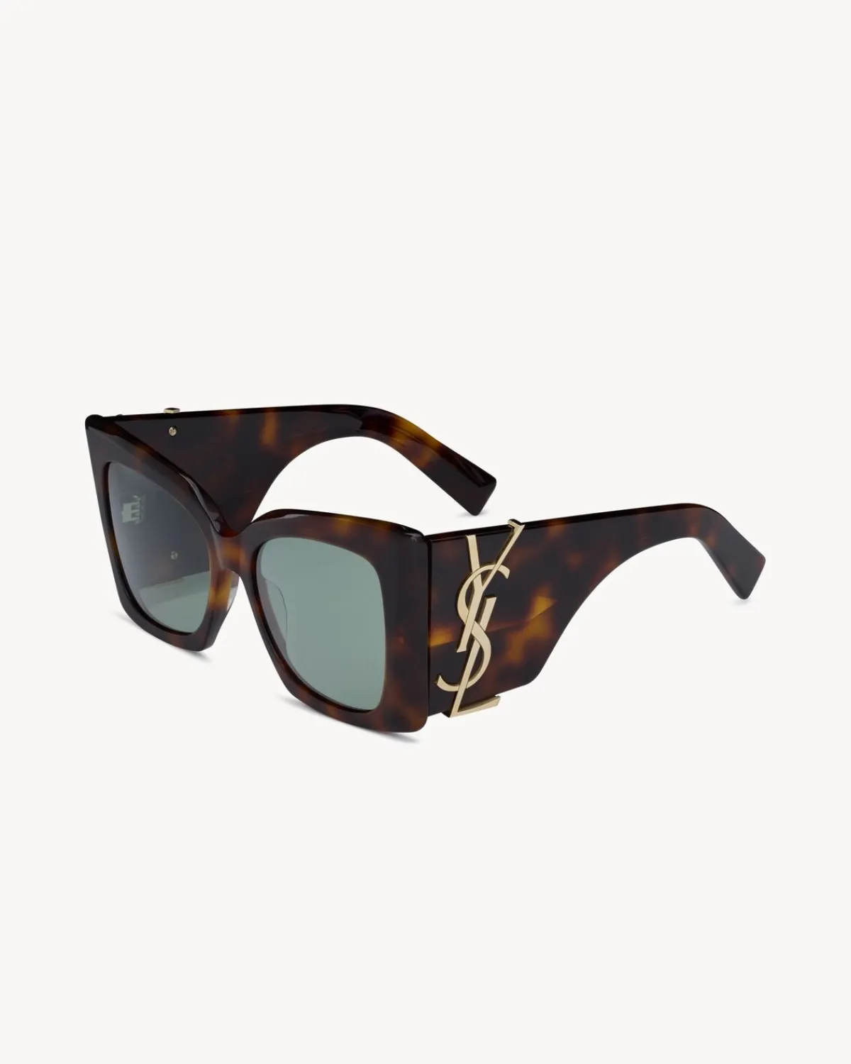 Saint Laurent Sunglasses-SL M119 BLAZE MEDIUMHAVANAANDLIGHTGOLD