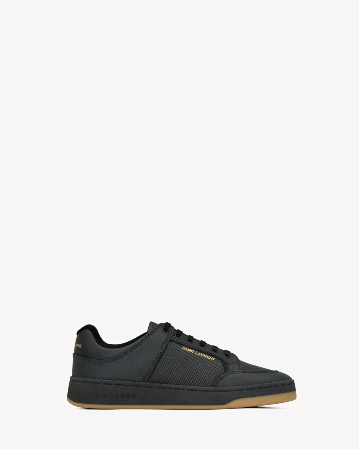 Saint Laurent Sneakers-SL/61 sneakers in perforated leather NOIR