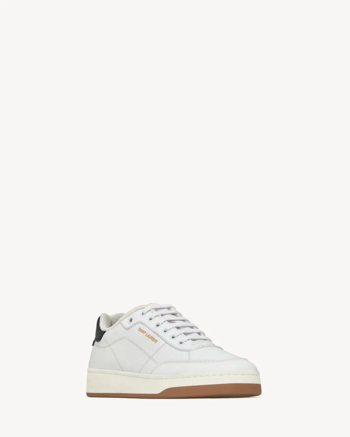 Saint Laurent Sneakers-SL/61 sneakers in smooth leather WHITEANDHONEY