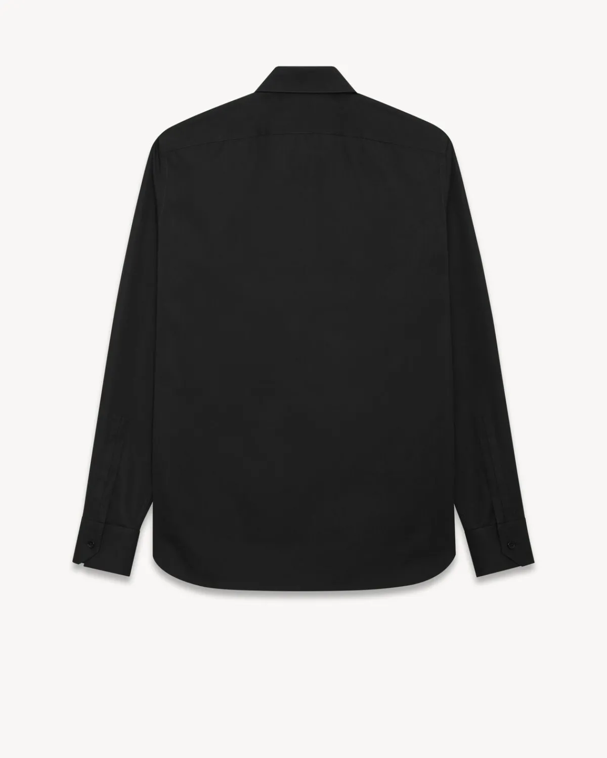 Saint Laurent Shirts-Slim-Fit Shirt in Poplin BLACK