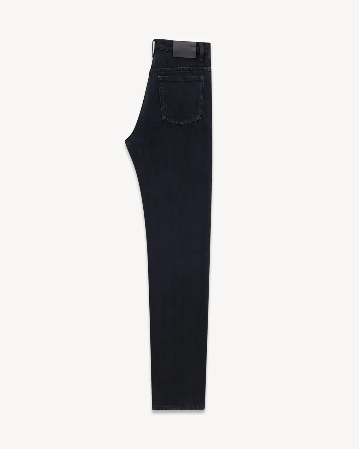 Saint Laurent Denim | Denim-Straight Jeans in Carbon Black Denim PLAINCARBONBLACK