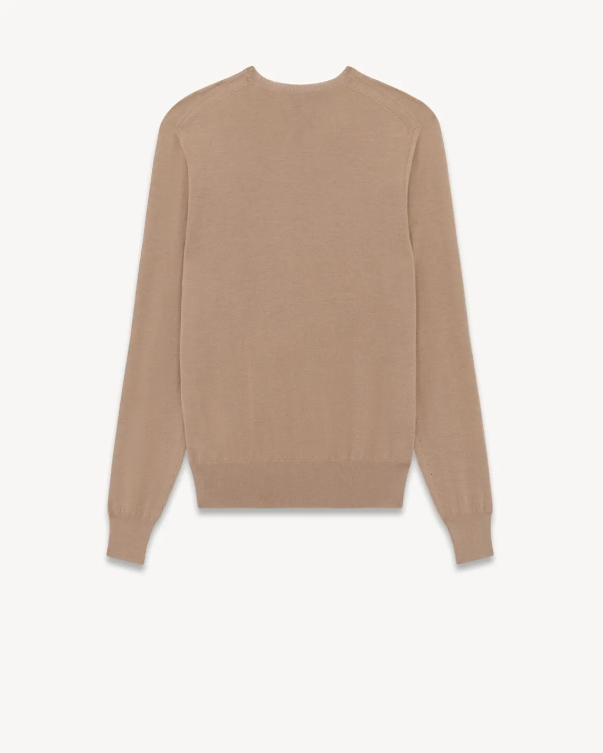 Saint Laurent Knitwear-sweater in cashmere, wool and silk CAMELCLAIR