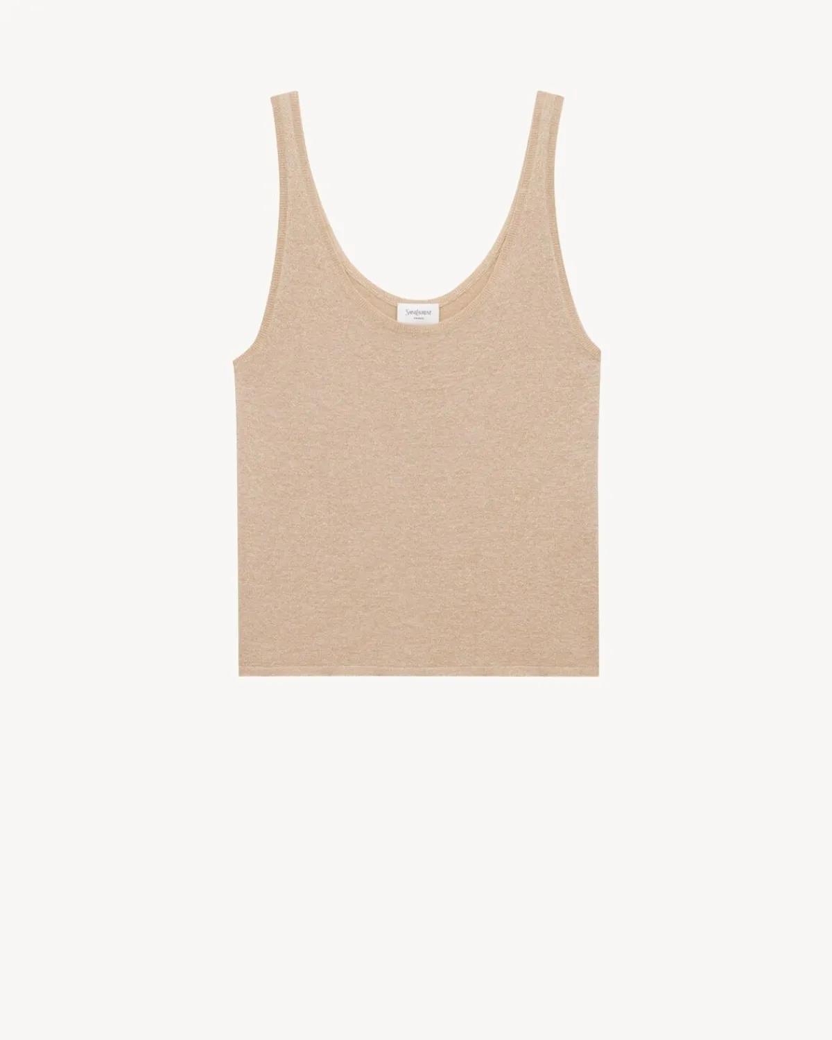 Saint Laurent Knitwear-tank top in lurex knit DORE