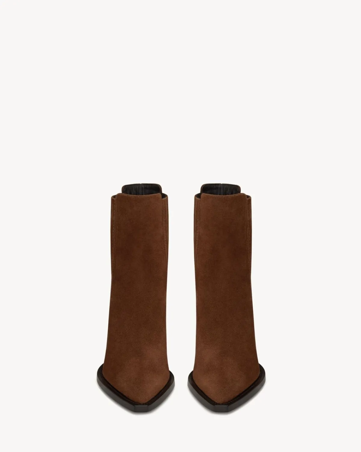 Saint Laurent Boots-THEO chelsea booties in suede LAND