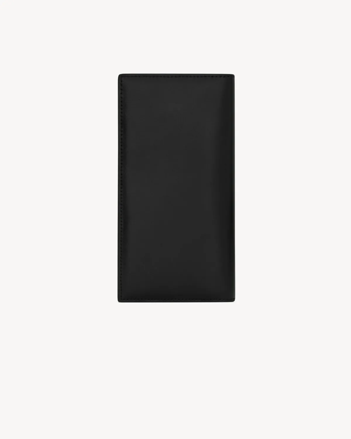 Saint Laurent Wallets-TINY CASSANDRE continental wallet in matte leather BLACK