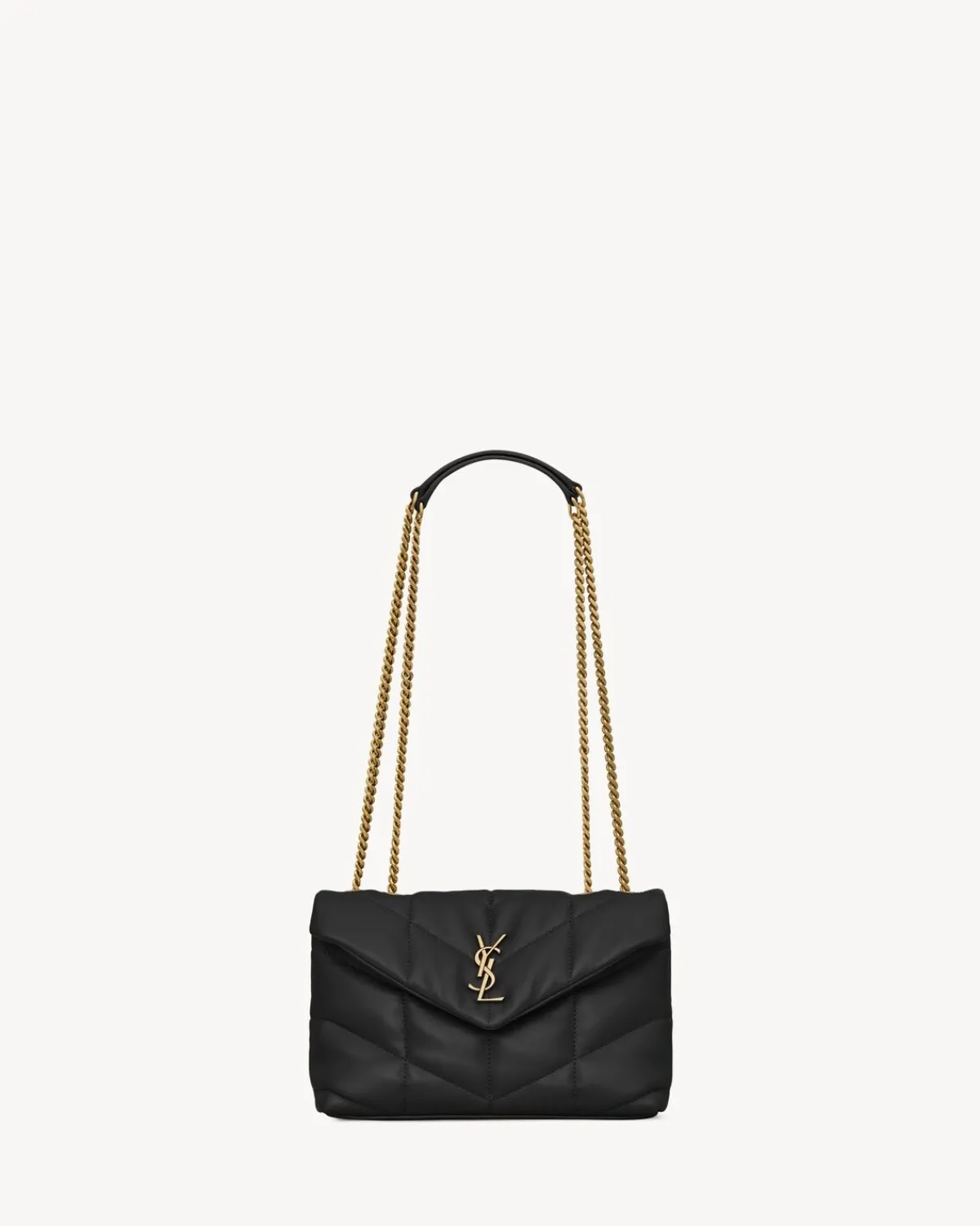 Saint Laurent Shoulder Bags | Mini Bags-Toy Puffer in lambskin NOIR