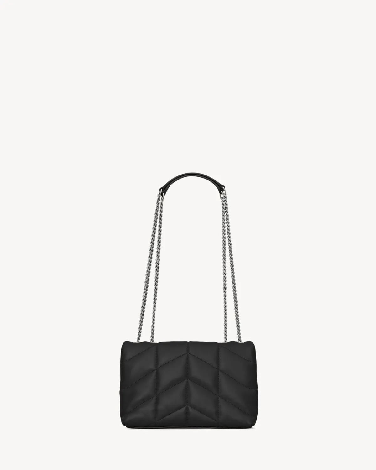 Saint Laurent Mini Bags-Toy Puffer in lambskin NOIR