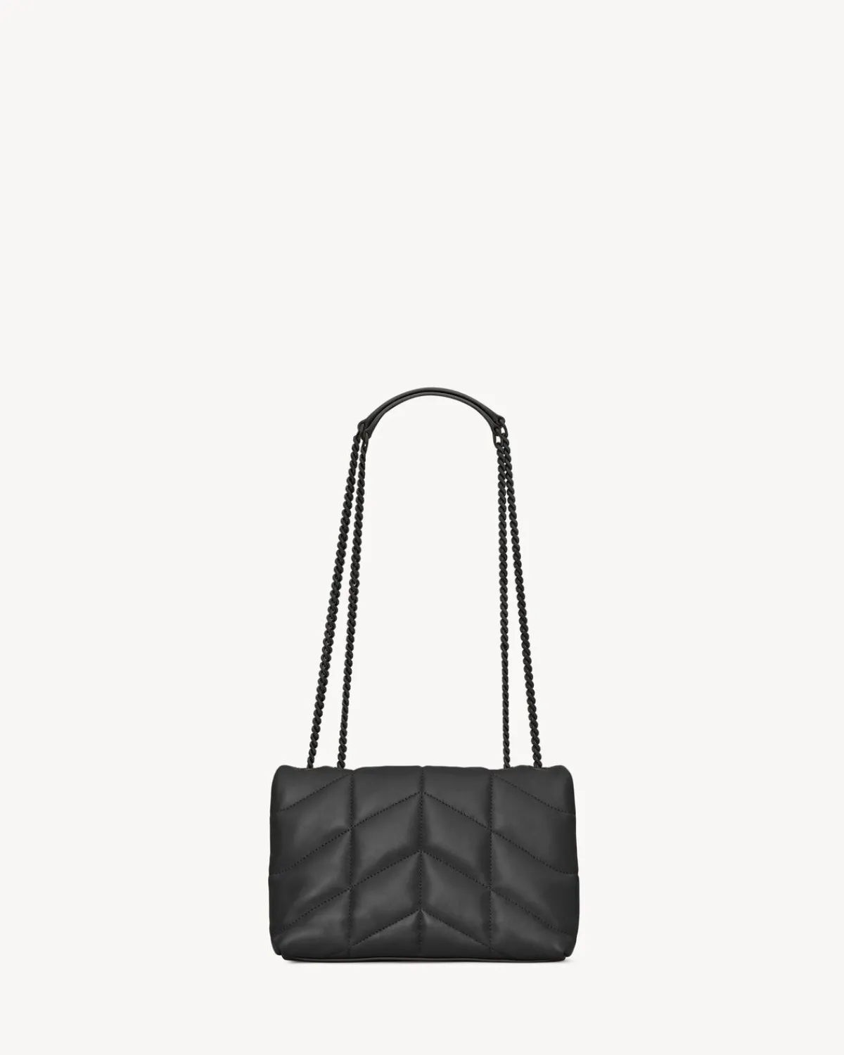 Saint Laurent Mini Bags-Toy Puffer in lambskin NOIR