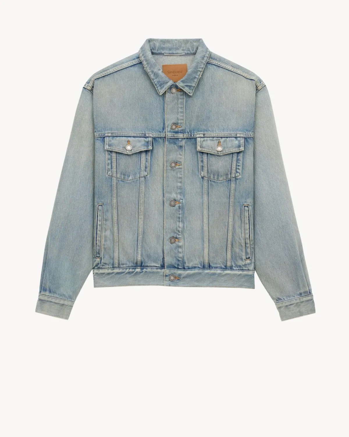 Saint Laurent Denim-trucker jacket in chicago blue denim CHICAGOBLUE